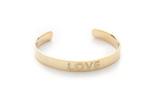 Tai + Love Cuff Bracelet in Gold