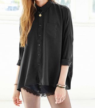 byCorpus + Oversized Square Button-Down Shirt