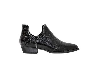 Senso + Leather Croc Print Boots