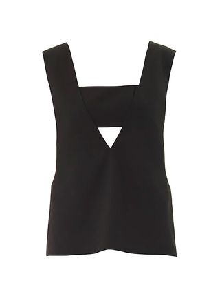 T by Alexander + Bust-Panel V-Neck Top