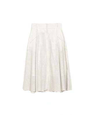 Zara + Perforated Skirt
