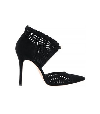 Reiss + Lupin Laser Cut Court Shoes