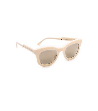 Stella McCartney + Mirrored Thick Frame Sunglasses