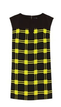 Tibi + Tibi Marcel Check Paneled Dress