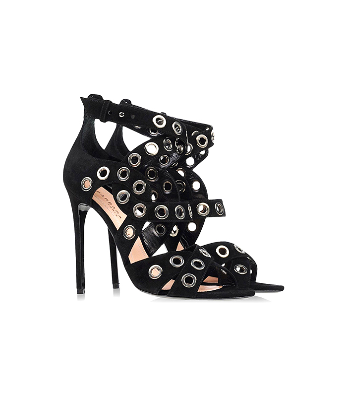 Barbara Bui + PerforatedSuede Sandals