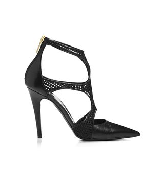 Tamara Mellon + Fever Fishnet Sandals