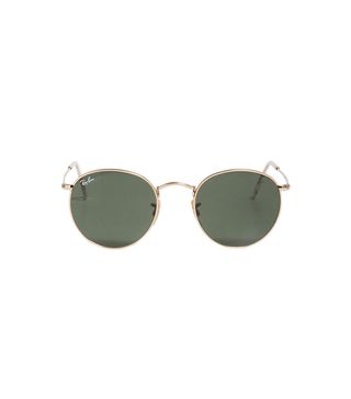 Ray-Ban + Round 50mm Metal Sunglasses