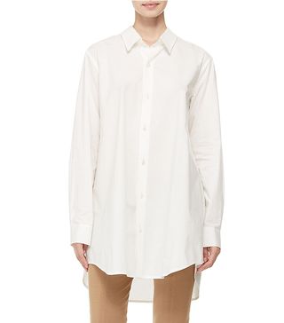 Donna Karan + Oversized Button-Down Shirt