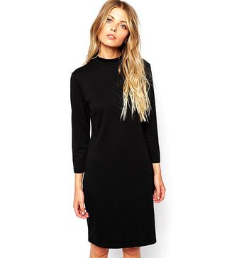 Vila + High Neck Dress