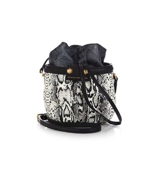 Marc by Marc Jacobs + Jen Printed-Leather Bucket Bag