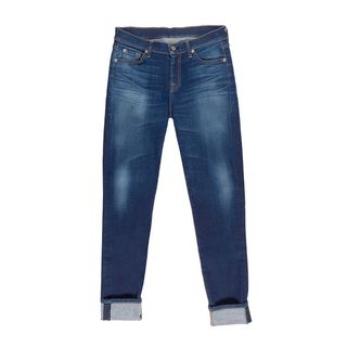 Relaxed Skinny in Genuine Medium Blue + 7 For All Mankind