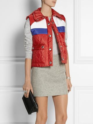 Miu Miu + Hooded Quilted Shell Vest