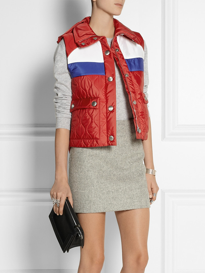 Miu Miu + Hooded Quilted Shell Vest