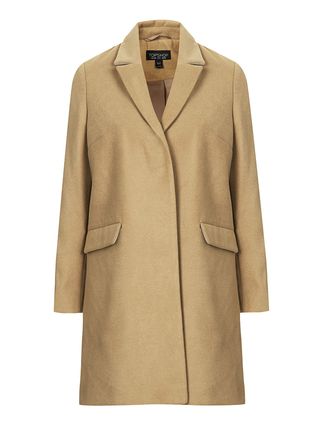 Topshop + Slim Pocket Detail Coat