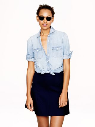 Tip of the Day: Denim-on-Denim for the Office | Who What Wear