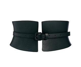 ASOS + Wide Waist Cincher Buckle Belt