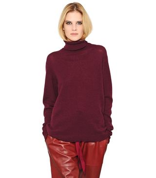 Nina Ricci + Blend Wool Cashmere Turtleneck Sweater