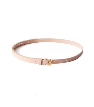 Maison Boinet + Skinny Belt with Gold Buckle