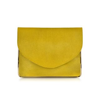 Carven + Saint Sulpoce Daffodil Haircalf Clutch