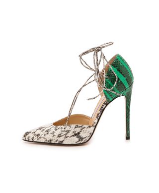 Bionda Castana + Alexandra Snakeskin Pumps