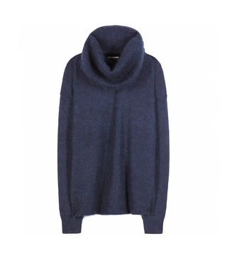 Acne Studios + Demi Mix and Mohair-Blend Sweater with Removable Snood