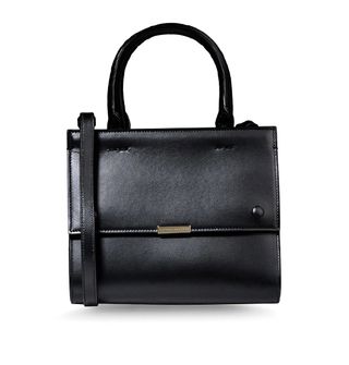 Victoria Beckham + Black Leather Mini Tote Bag