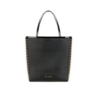 Ted Baker + Sammara Studded Crosshatch Shopper