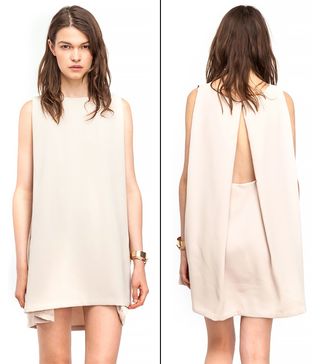 Kaarem + Boatneck Open-Back Dress