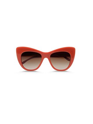 Stella McCartney + Oversized Cat Eye Sunglasses