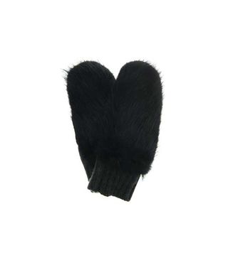 Marni + Fur and Leather Mittens