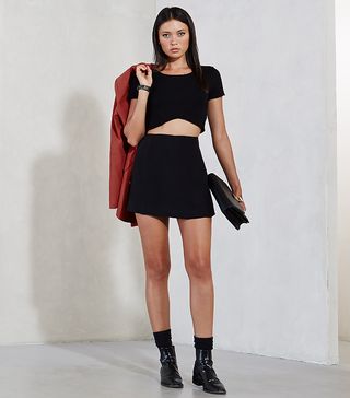 Reformation + Valentina Skirt in Black