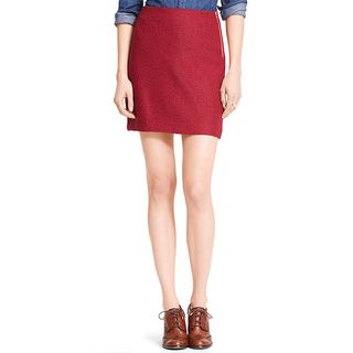 Tommy Hilfiger + Tweed A-Line Skirt