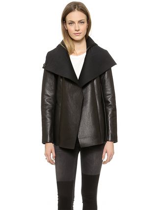 Veda + Commune Leather Coat