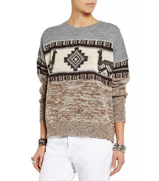 Étoile Isabel Marant + Remington Intarsia Alpaca-Blend Sweater