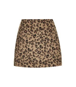 Topshop + Leopard Print Pelmet Skirt