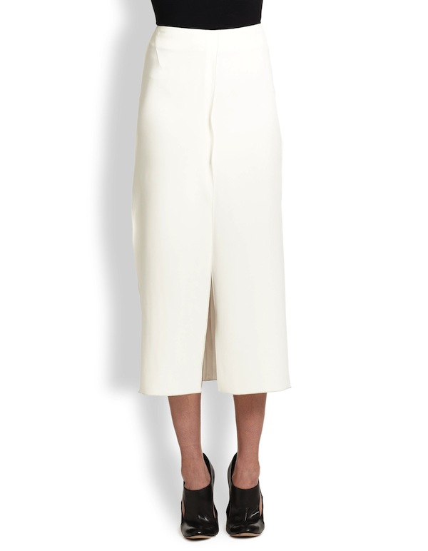 Altuzarra + Stretch Crepe Cleave Skirt