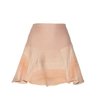 Jonathan Simkhai + Textured Cotton-Blend Mini Skirt