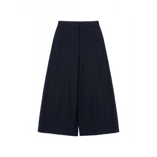 Proenza Schouler + Wide Leg Cropped Wool Trousers