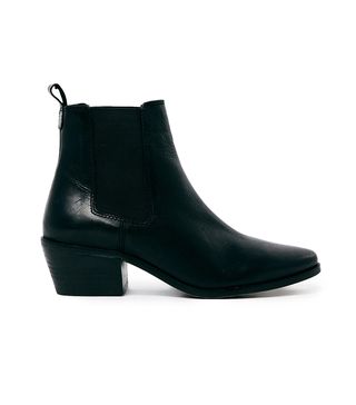 Dune Peetra + Black Pointed Chelsea Boots