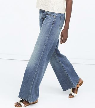 Zara + Wide-Leg Jeans