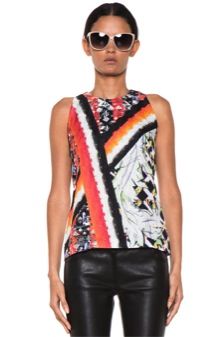 Peter Pilotto + Peter Pilotto Stamp Top in Gio Leaf