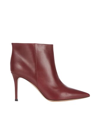 Gianvito Rossi + Point-Toe Ankle Boots