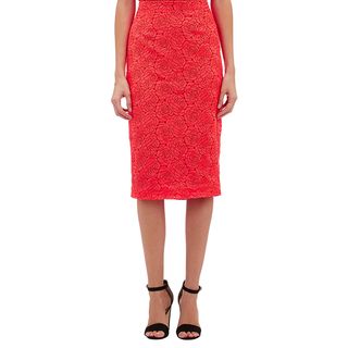 A.L.C. + Rose-Embroidered Towner Midi Skirt