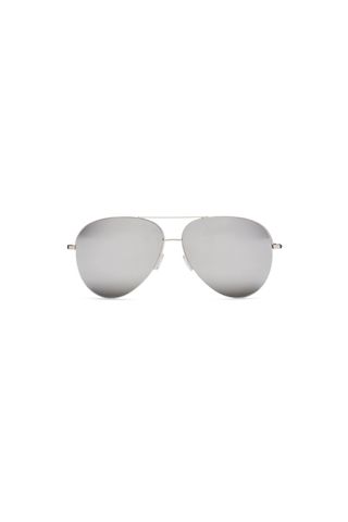 Victoria Beckham + Classic Victoria Aviators in Platinum