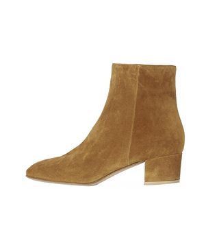 Gianvito Rossi + Suede Ankle Boots
