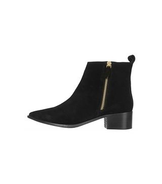 Topshop + Almighty Suede Ankle Boots