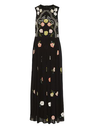 Needle & Thread + Locket Embellished Chiffon Maxi Dress