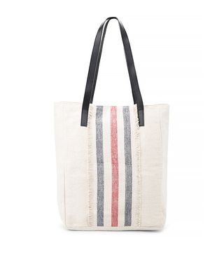 MANGO + Striped Cotton Bag