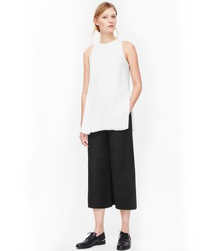 COS + Layered Crepe Top