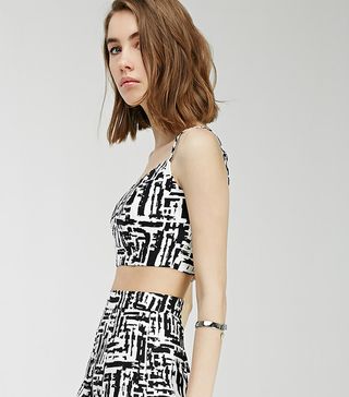 Forever 21 + Abstract Bustier Top